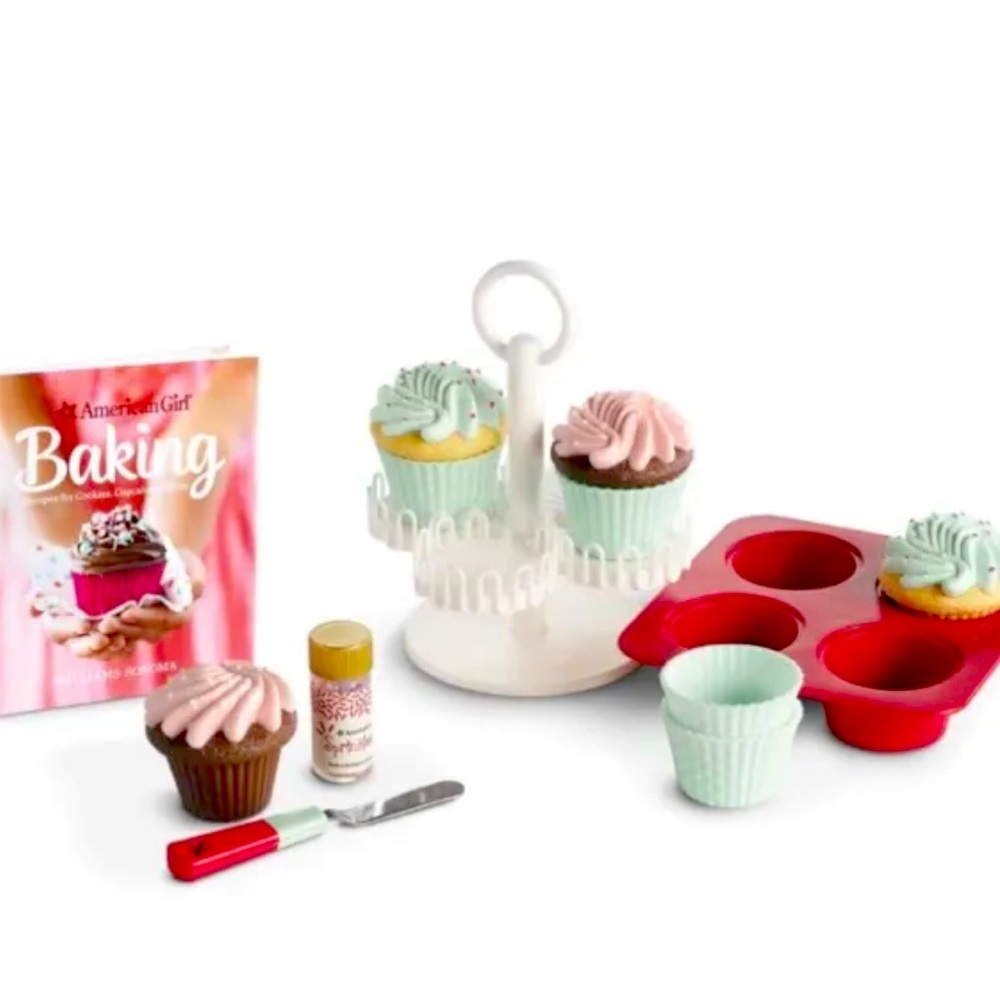 American Girl Williams Sonoma Cupcake Set DRG54- RF1A NOS Retired 2016-2018 NIB
